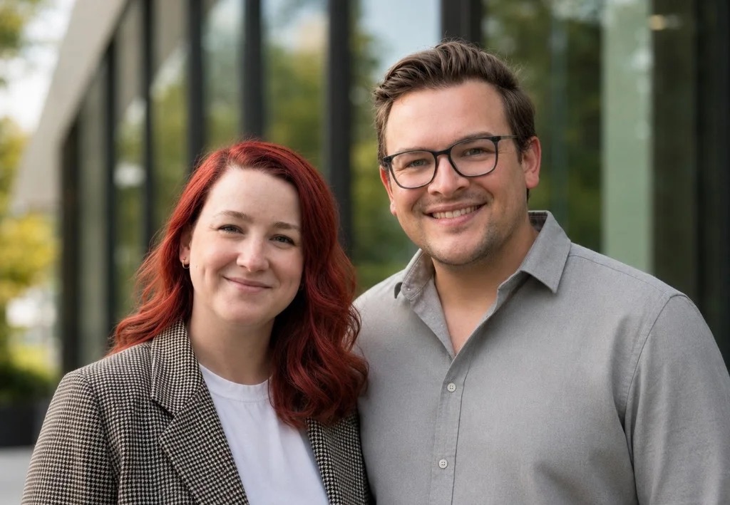 Tamsyn Dodds and Niko Lubbe, co-founders of Verbrio